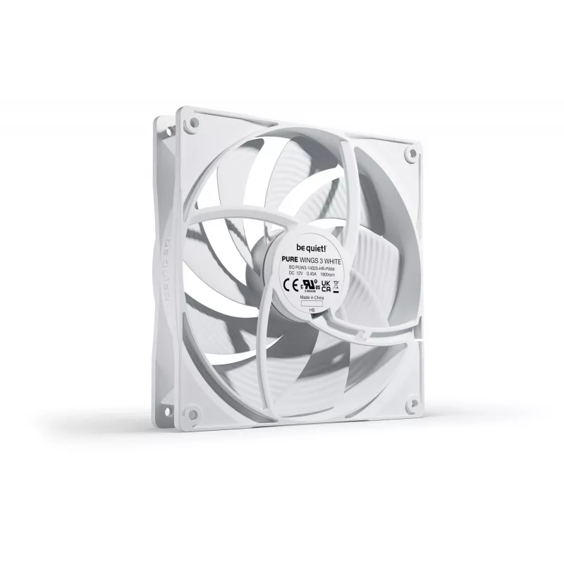 be quiet! Pure Wings 3 140mm PWM High-Speed White computerventilator 14 cm 1 stuk