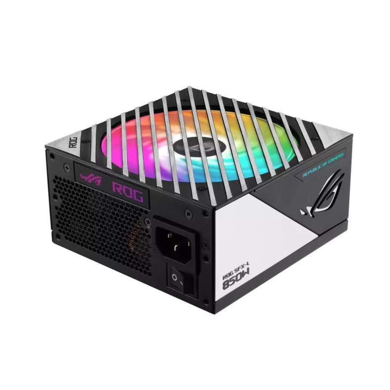 ASUS ROG Loki SFX-L 850W Platinum voeding 24-pin ATX zwart, zilver