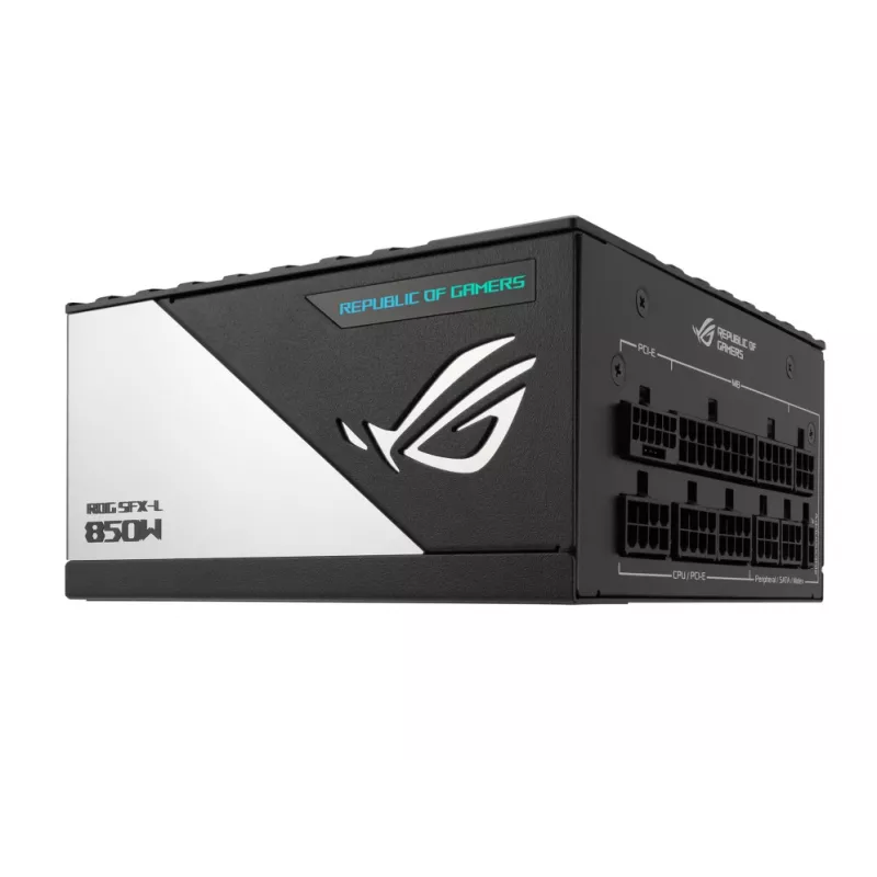 ASUS ROG Loki SFX-L 850W Platinum voeding 24-pin ATX zwart, zilver