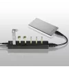 Axagon HUE-SA7BP 7x USB 3.0 ALU LAADHUB zwart incl. voeding