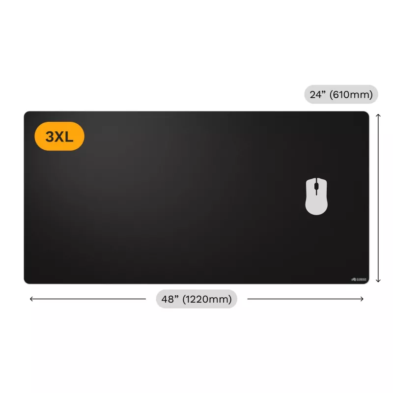 Glorious Gaming muismat 2 3XL - Edgeless - zwart