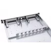 Alphacool ES 1U 19-inch serverrackbehuizing, geschikt voor waterkoeling, Zwart/Grijs