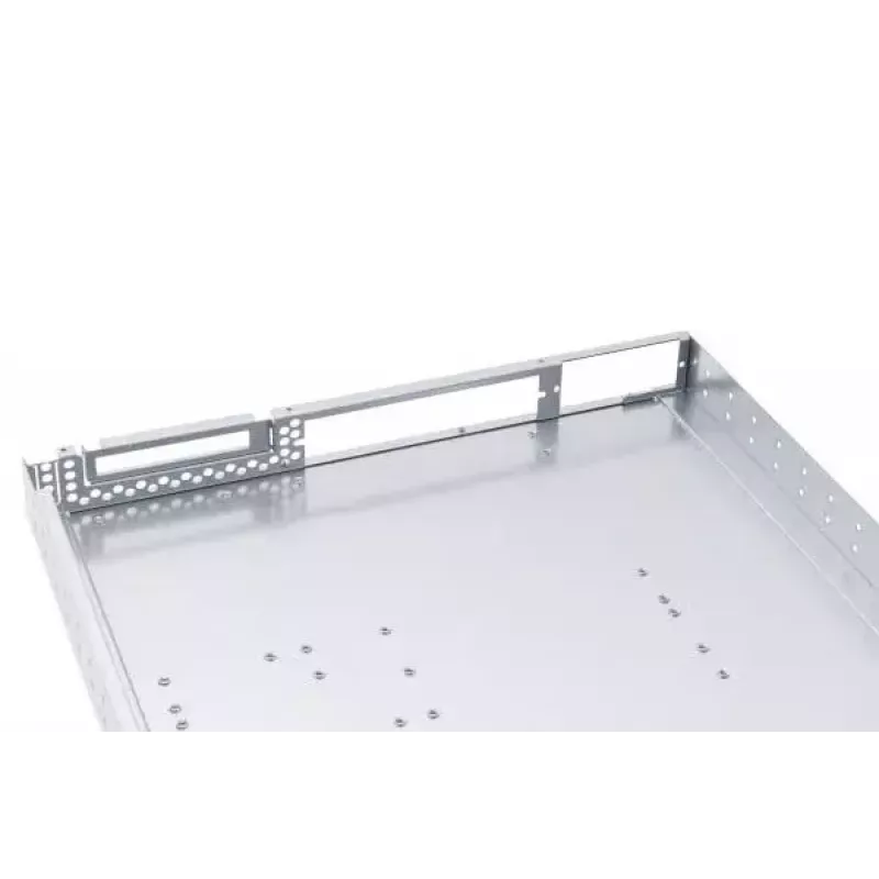 Alphacool ES 1U 19-inch serverrackbehuizing, geschikt voor waterkoeling, Zwart/Grijs