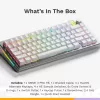 Glorious Gaming GMMK 3 PRO HE 75% prebuilt draadloos zilver - US