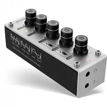 InLine AmpEQ Tri-Tone Hi-Res AUDIO pre- & hoofdtelefoonversterker, 3,5 mm stereo, USB-voeding