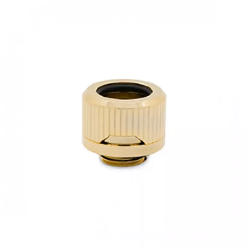 Fitting EK Water Blocks messing goud 15 mm hoogte 2,2 cm diameter