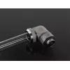 Vloeistofkoelingsaansluitstuk BitsPower BP-E90RML — 90°-draaigewricht van messing, 1/4-inch schroefdraad, zilver