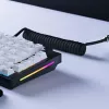 Glorious Gaming Glorious GMMK spiraalkabel Phantom zwart, zwart, 1,4 m, 1 st., Glorious Gaming, USB Type-A, USB Type-C, aviator