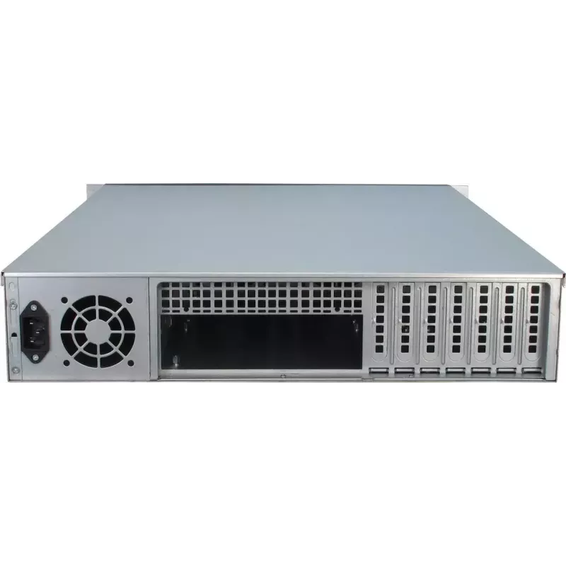 Serverbehuizing Inter-Tech 2U-2129N rack zwart, zilver