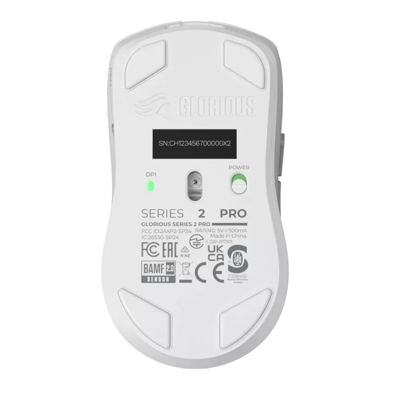 Gaming-muis Glorious Glorious Series 2 PRO 4K/8K Hz draadloze muis – wit
