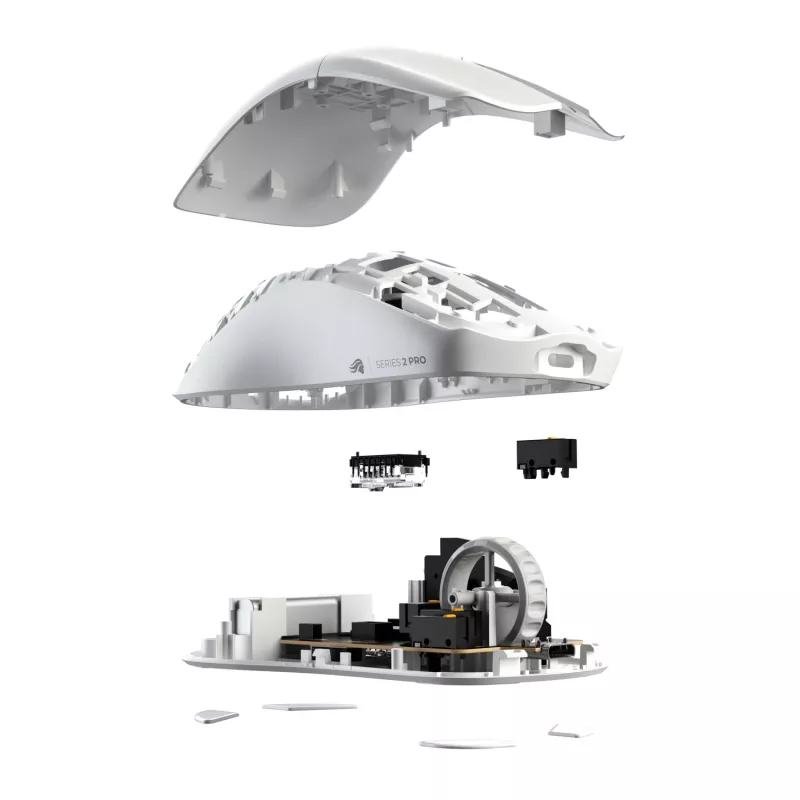 Gaming-muis Glorious Glorious Series 2 PRO 4K/8K Hz draadloze muis – wit
