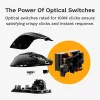 Gaming-muis Glorious Glorious Series 2 PRO 4K/8K Hz draadloze muis – wit
