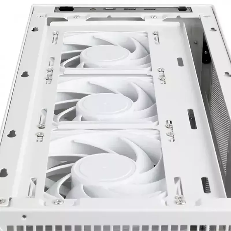 PC-behuizing Silverstone SST-SG17W Cube wit