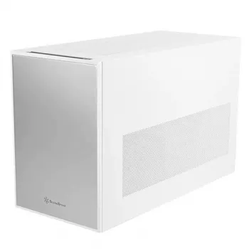 PC-behuizing Silverstone SST-SG17W Cube wit