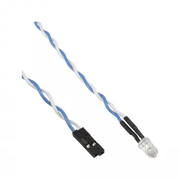InLine moederbord Power / HDD LED, blauw, 5 mm, 0,8 m