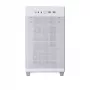 PC-behuizing ASUS AP201 PRIME CASE TG WIT Mini Tower — micro ATX, gehard glas, 3×3,5-inch bays, 1×2,5 inch, USB-A×2, USB-C×1