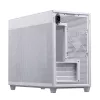 PC-behuizing ASUS AP201 PRIME CASE TG WIT Mini Tower — micro ATX, gehard glas, 3×3,5-inch bays, 1×2,5 inch, USB-A×2, USB-C×1