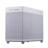 PC-behuizing ASUS AP201 PRIME CASE TG WIT Mini Tower — micro ATX, gehard glas, 3×3,5-inch bays, 1×2,5 inch, USB-A×2, USB-C×1