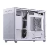 PC-behuizing ASUS AP201 PRIME CASE TG WIT Mini Tower — micro ATX, gehard glas, 3×3,5-inch bays, 1×2,5 inch, USB-A×2, USB-C×1