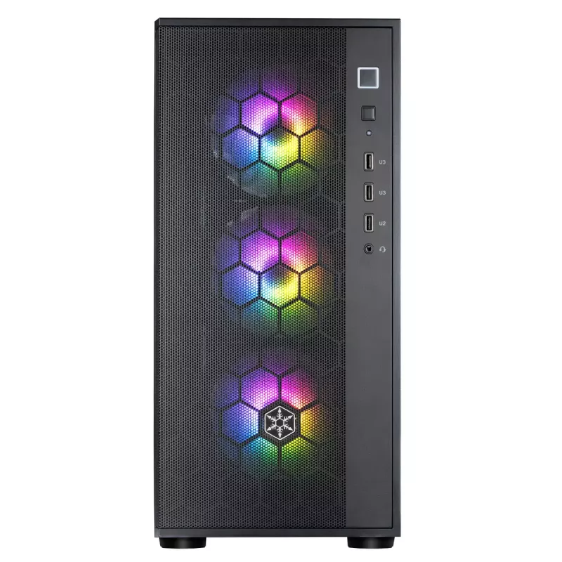 PC-behuizing Silverstone FARA R1 Midi Tower zwart