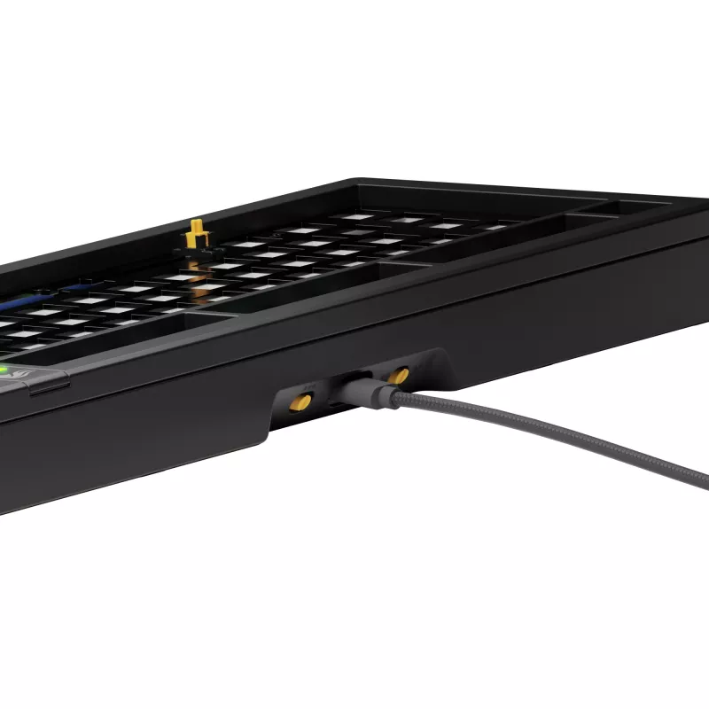 Glorious Gaming GMMK 3 75% Barebones bedraad zwart – ISO, 75%, bedraad, USB, RGB-LED, zwart