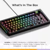 Glorious Gaming GMMK 3 75% Barebones bedraad zwart – ISO, 75%, bedraad, USB, RGB-LED, zwart