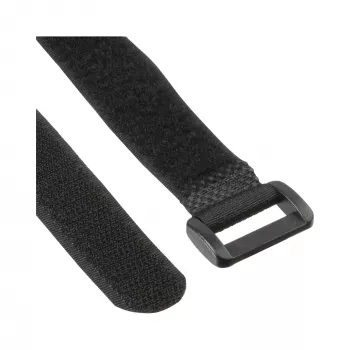 InLine klittenbandkabelbinders 20x100mm 10 st. zwart, nylon, zwart, 1 kop/koppen, 100 mm, 20 mm, 33 g