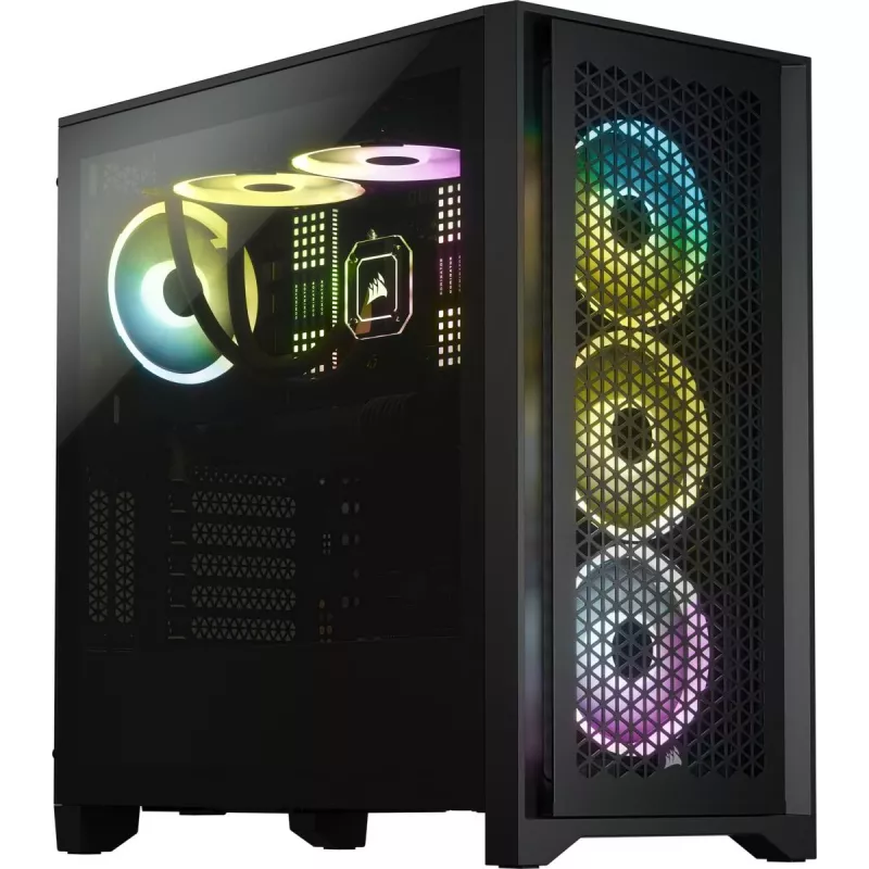 CORSAIR mid-tower behuizing - iCUE 4000D RGB Airflow - zwart