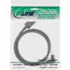 DisplayPort 1.4-kabel InLine 17151O 8K4K haaks omhoog zwart/goud 1m