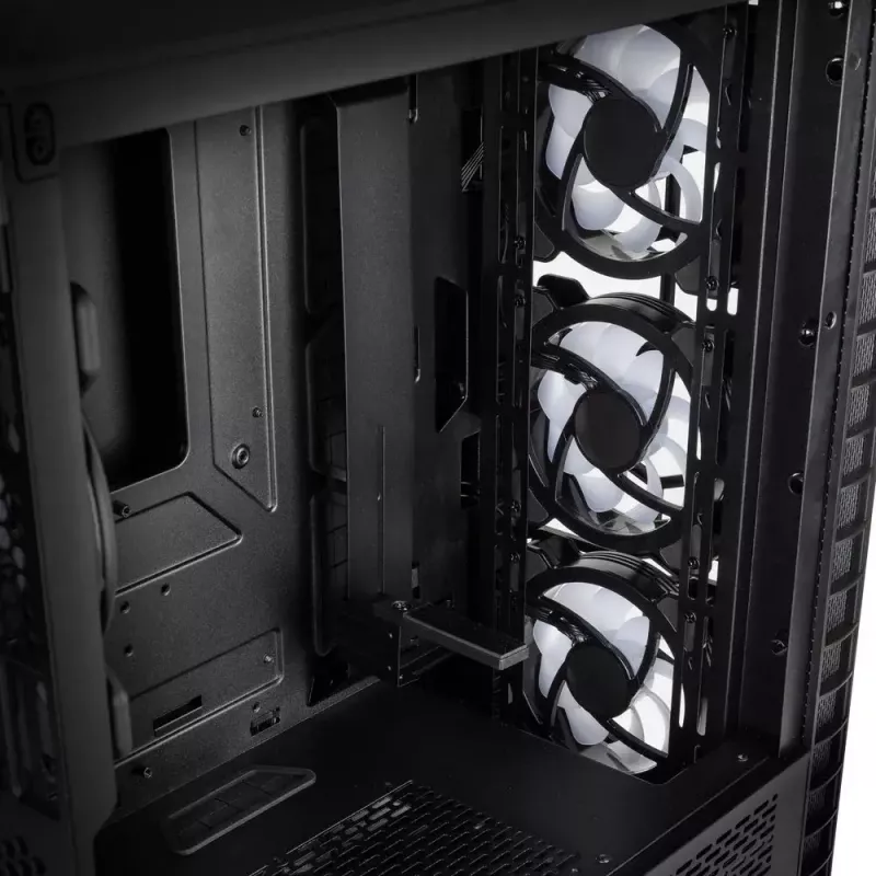PC-behuizing Kolink Observatory Y AMD SE ARGB midi tower zwart, transparant