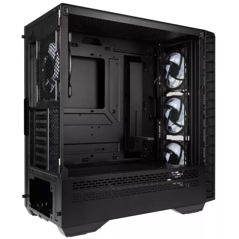 PC-behuizing Kolink Observatory Y AMD SE ARGB midi tower zwart, transparant
