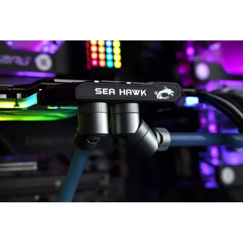 Fitting EK Water Blocks STC 10/13 messing titanium 19mm hoogte 2cm diameter