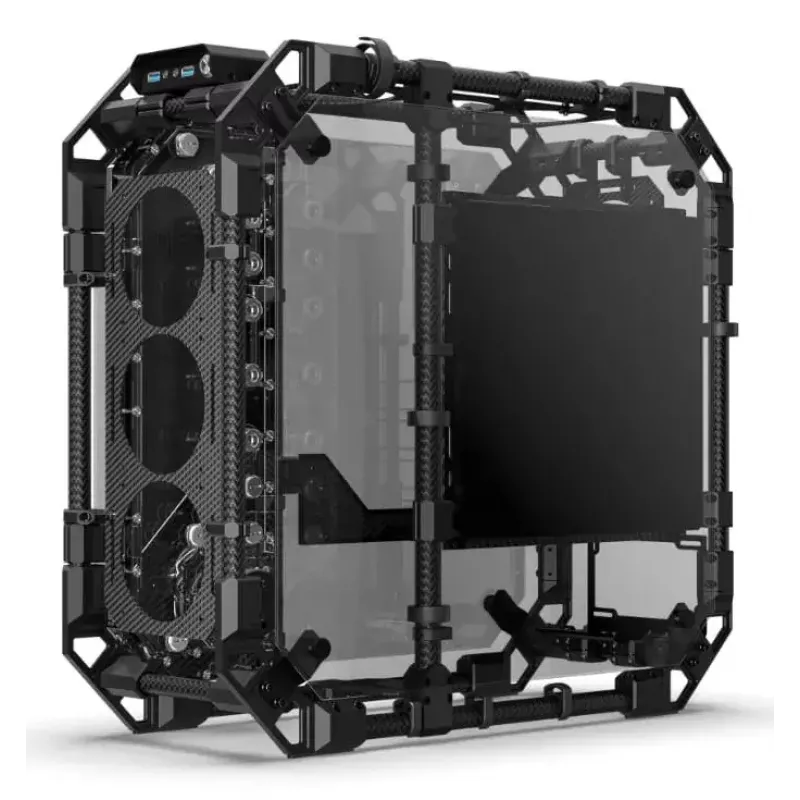 PC-behuizing Alphacool Apex Pro Skeleton full tower zwart
