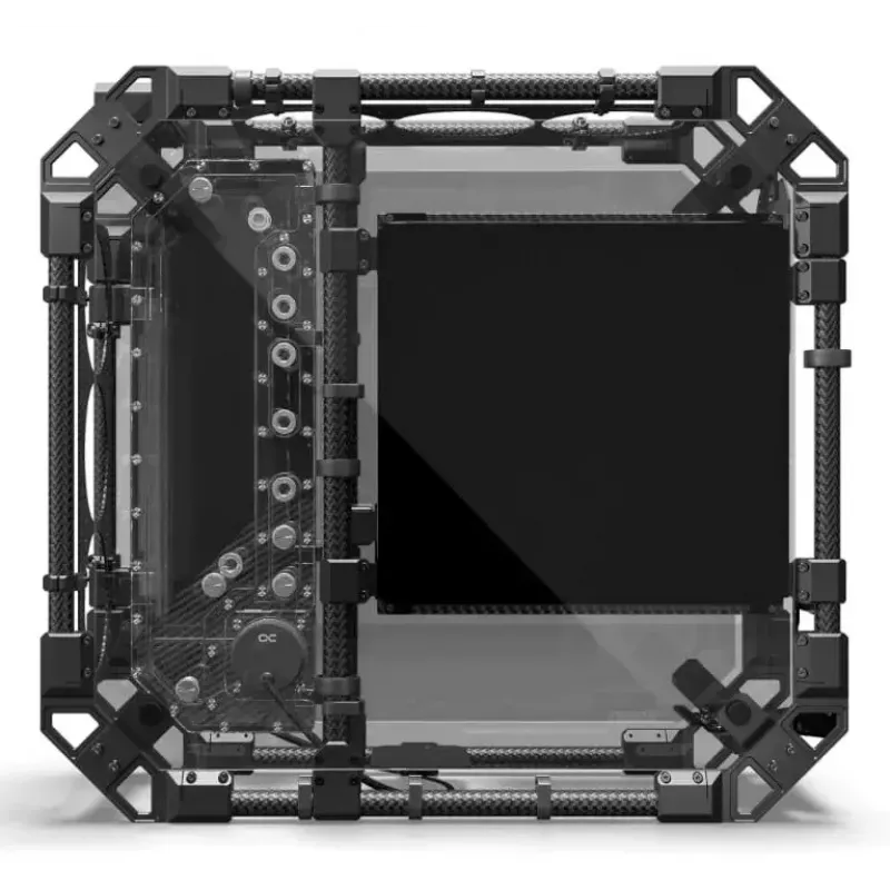 PC-behuizing Alphacool Apex Pro Skeleton full tower zwart