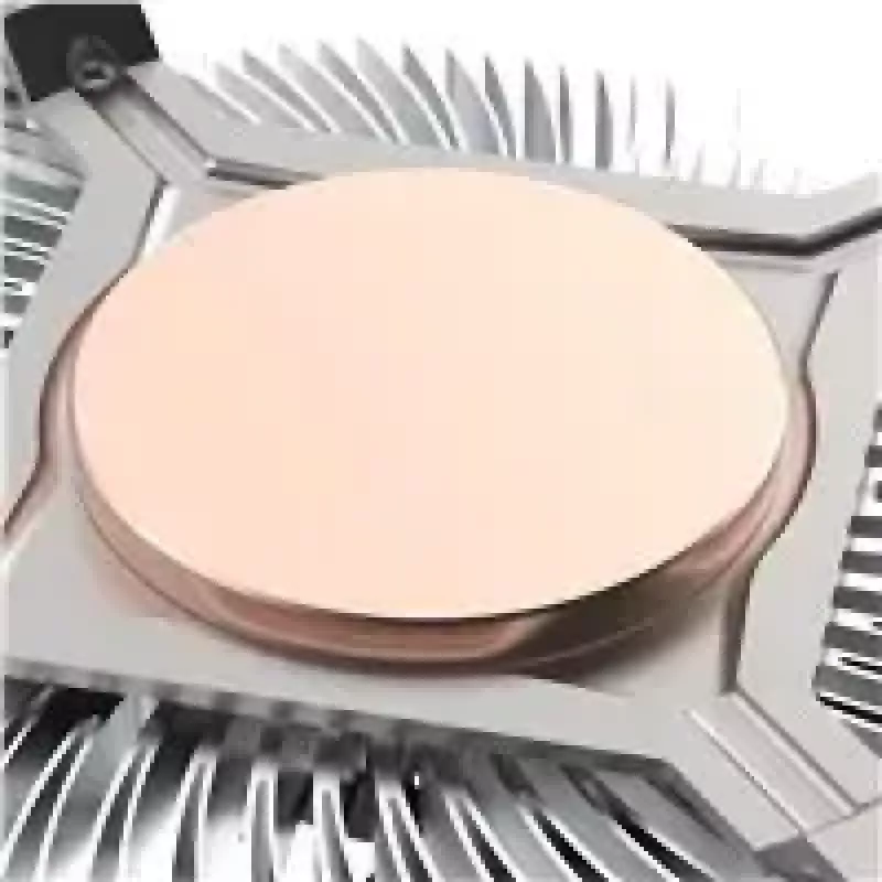 CPU-koeler Akasa Al LGA1700 voor Thin Mini-ITX — plat aluminium koellichaam