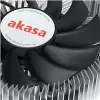 CPU-koeler Akasa Al LGA1700 voor Thin Mini-ITX — plat aluminium koellichaam