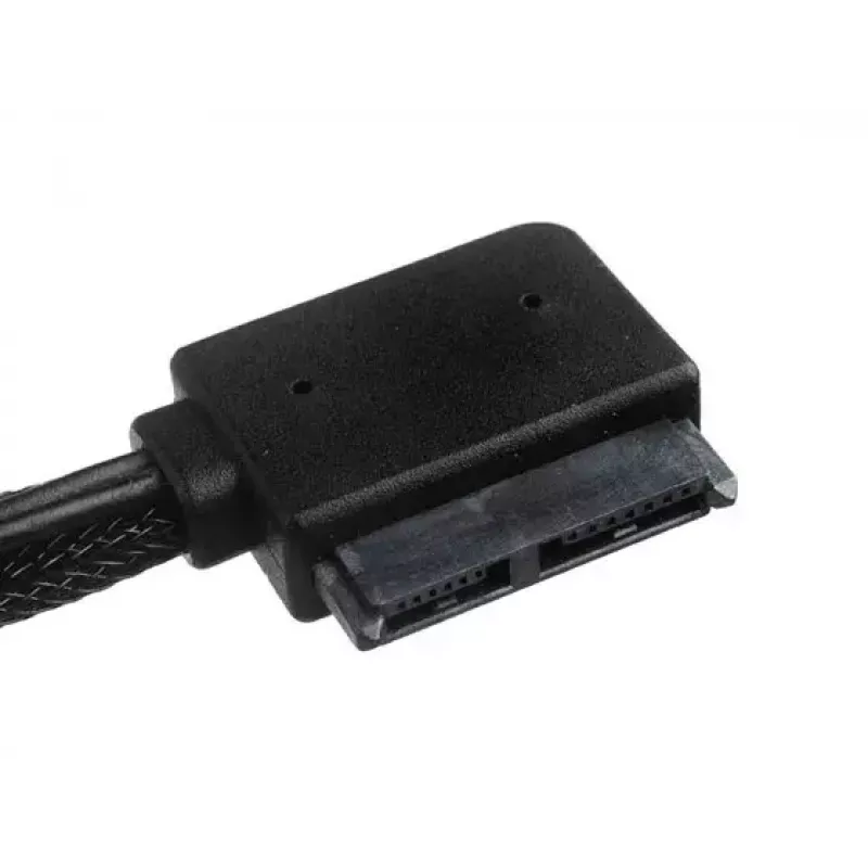 SilverStone CP10 kabel 0,5 m SATA 6-pins slimline stekker