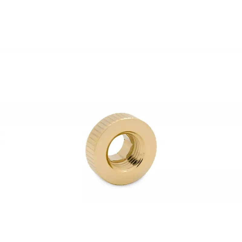 Fitting EK Water Blocks messing goud 7 mm hoogte 2,3 cm diameter