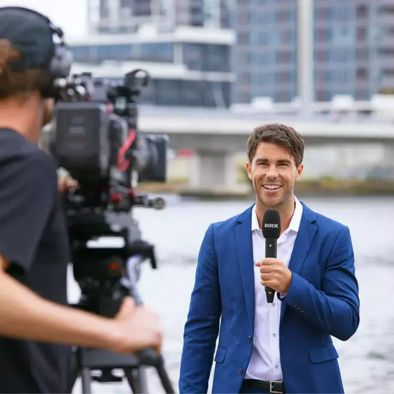 RØDE Interview PRO draadloze condensatormicrofoon, USB-C, 20 Hz–20 kHz, zwart