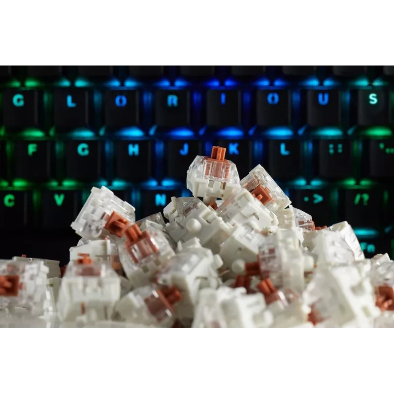 Glorious Kailh Speed Bronze switches, 120 stuks