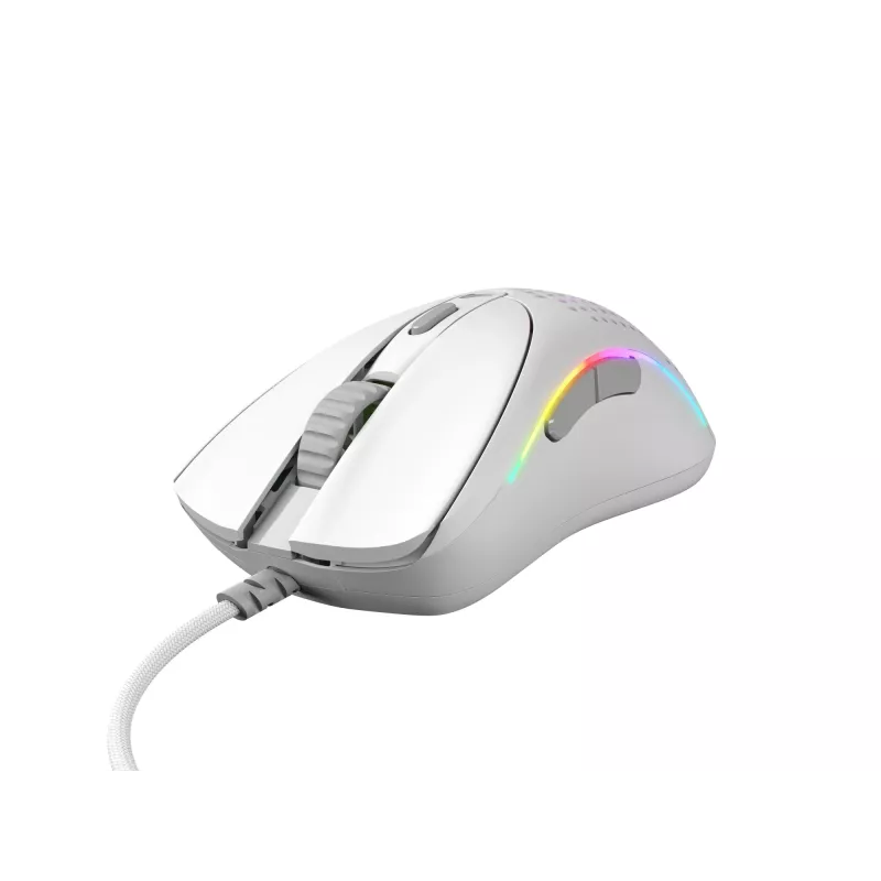 Glorious Gaming Glorious Model D 2 Wired - matwit, rechtshandig, optisch, USB Type-A, 26000 DPI, wit