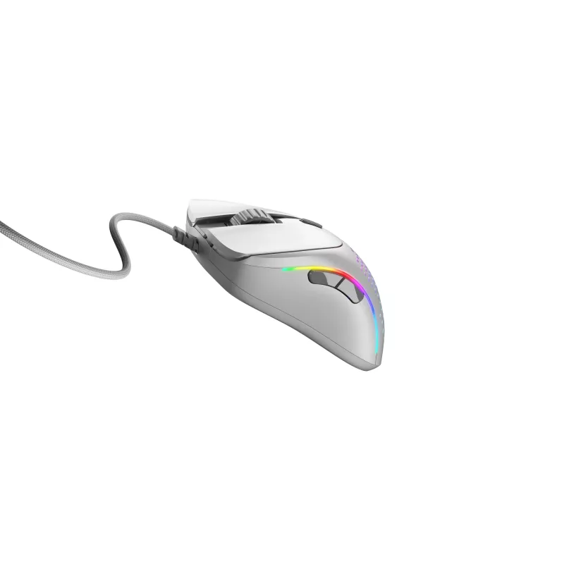 Glorious Gaming Glorious Model D 2 Wired - matwit, rechtshandig, optisch, USB Type-A, 26000 DPI, wit