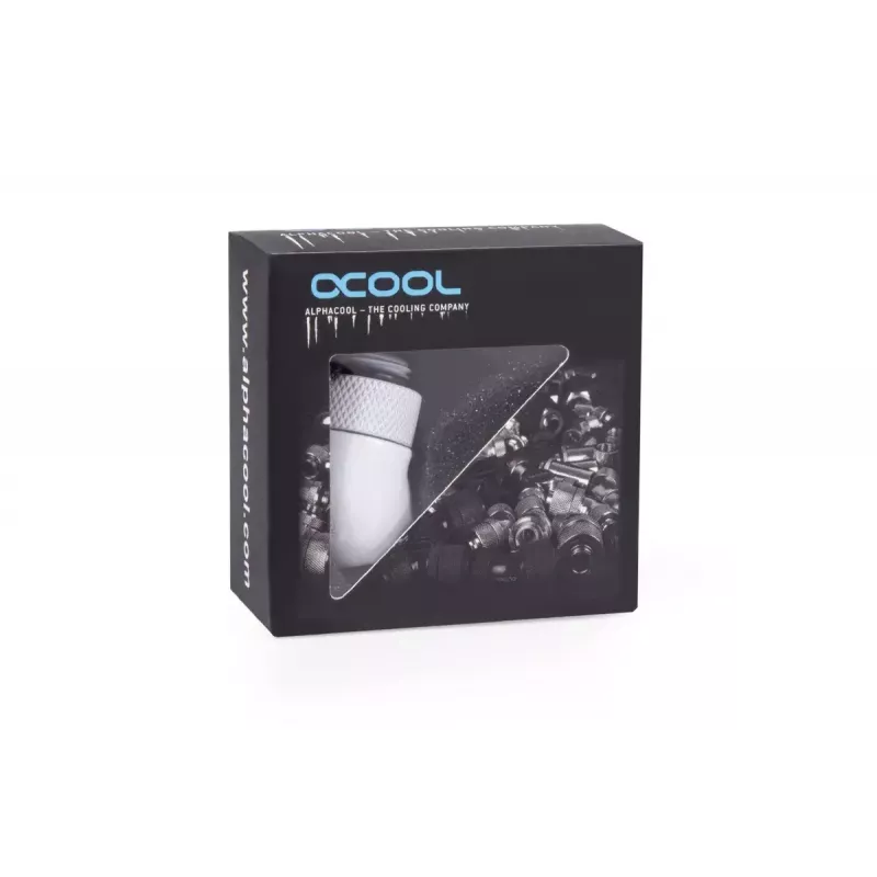 Montageset Alphacool Eiszapfen hoekadapter 45° draaibaar G1/4