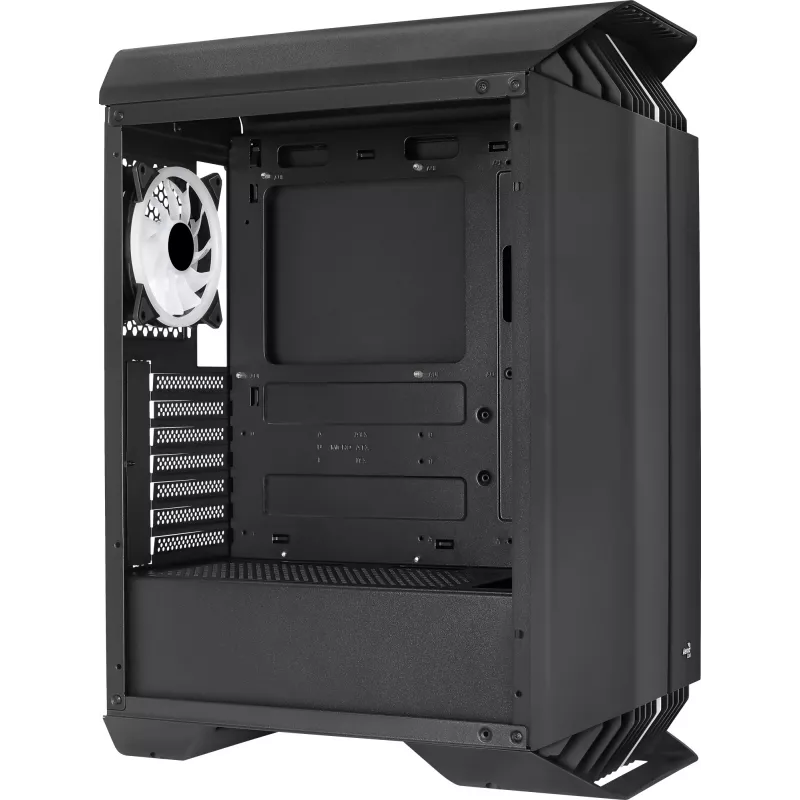 Aerocool GLADIATOR DUO ATX gaming-behuizing 3x ARGB 12cm ventilator, midi tower, pc, zwart, ATX, micro ATX, Mini-ITX, ABS, SPCC, gaming