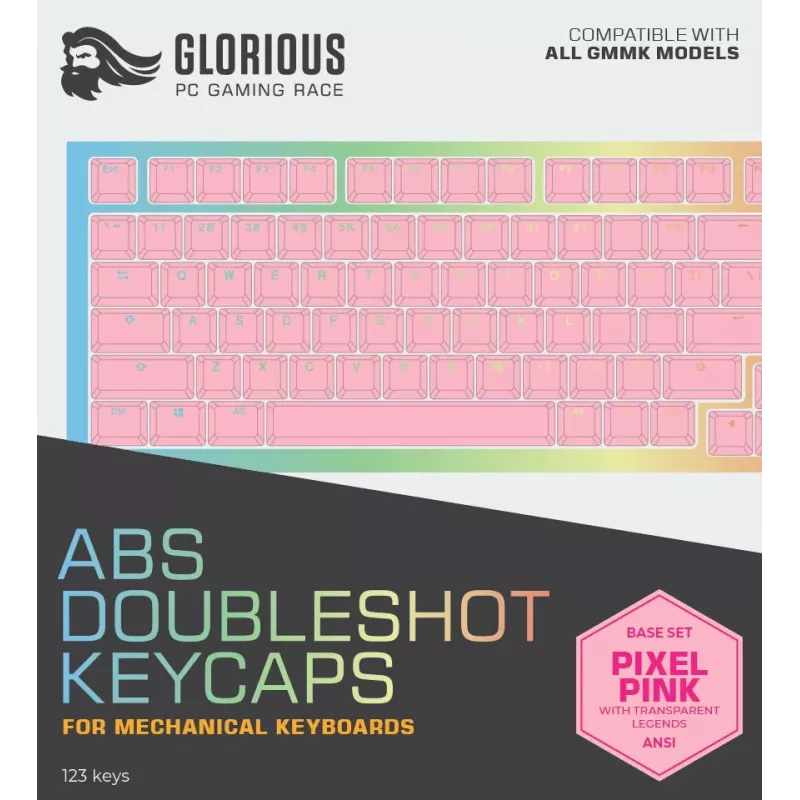 Toetsenbordkap Glorious PC Gaming Race Doubleshot Keycaps V2