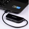 Axagon HUE-X4B interface-hub USB 2.0 480 Mbit/s zwart