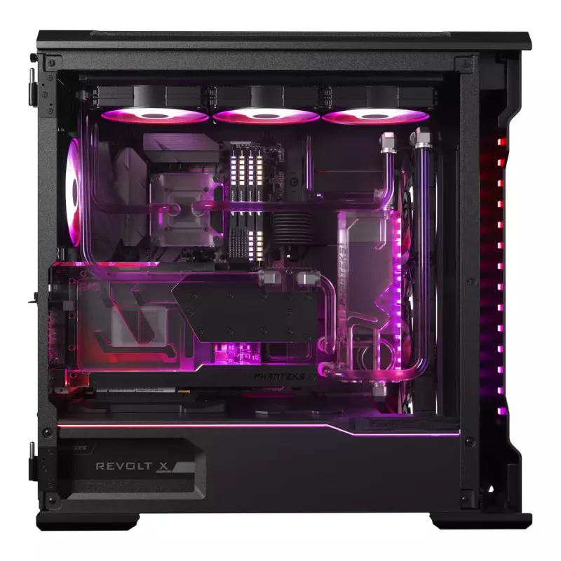 Waterkoeler + backplate Phanteks Glacier G40 acryl koper zwart transparant