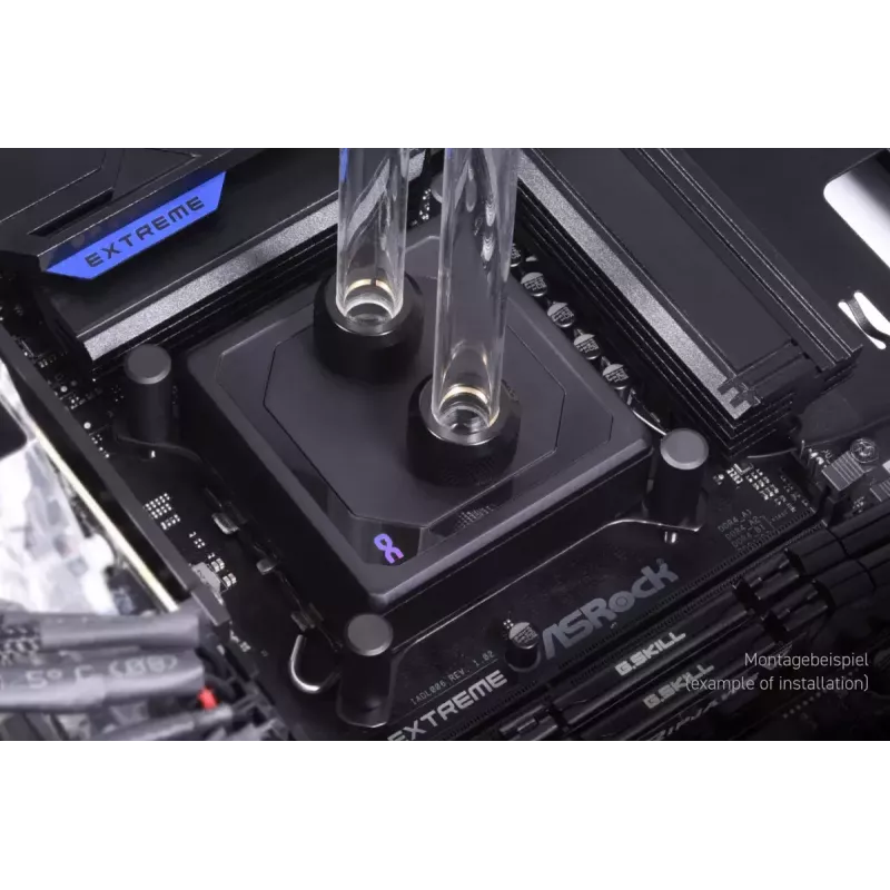 Waterkoeler Alphacool 13082 messing koper zwart 70mm