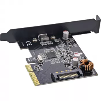 InLine interfacekaart, USB 3.2 Gen.2x2, 1x USB-C, PCIe x4