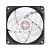 Luchtkoeler Silverstone FW124 voor computerbehuizing, zwart, wit
